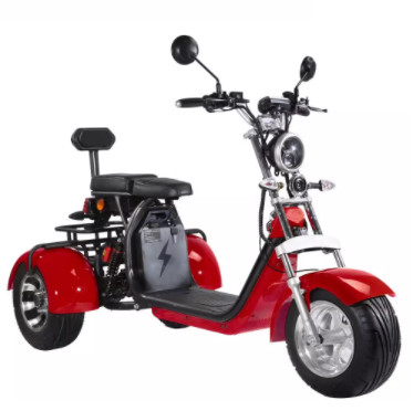 Motorino elettrico di mobilità della ruota di Red Green tre per la via 60-80km legali 2000W degli adulti