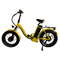 Bicicletta piegante elettrica arancio 48v di Mini Folding Electric Hybrid Bike degli uomini con il sistema di aiuto del pedale