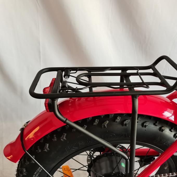 Bici elettrica spessa a 20 pollici piegante di Tiro della gomma della sospensione completa elettrica grassa del mountain bike 9
