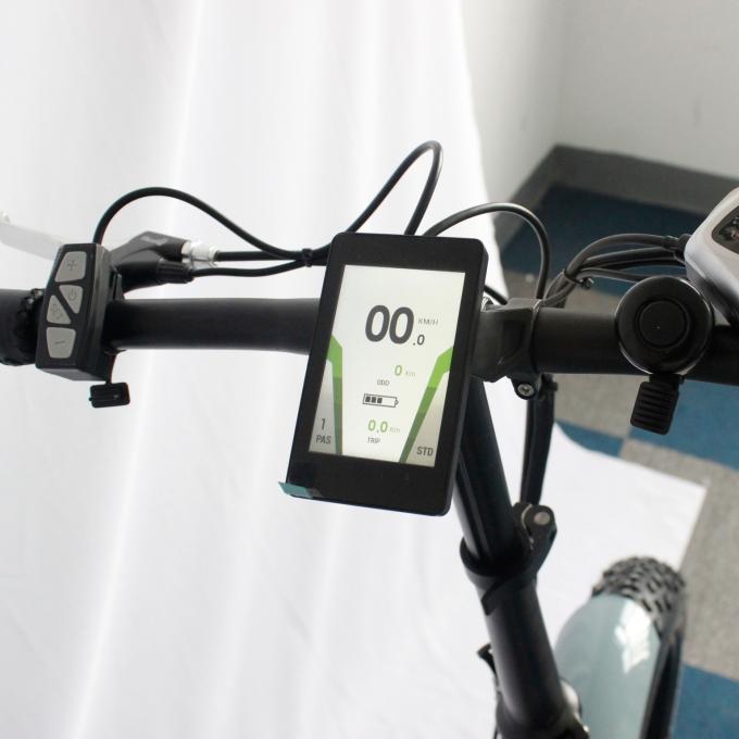 Bici elettrica spessa a 20 pollici piegante di Tiro della gomma della sospensione completa elettrica grassa del mountain bike 10
