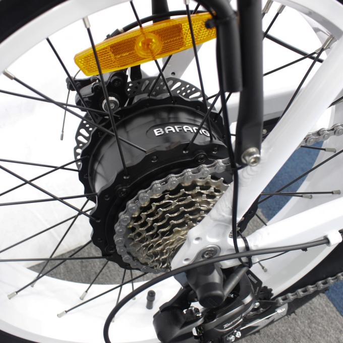 Bici elettrica spessa a 20 pollici piegante di Tiro della gomma della sospensione completa elettrica grassa del mountain bike 12