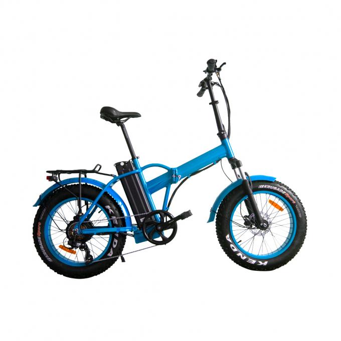 Bici elettrica portatile pieghevole della Due-ruota 40 motore 20in della parte posteriore della gamma 48V 500W di miglio 1