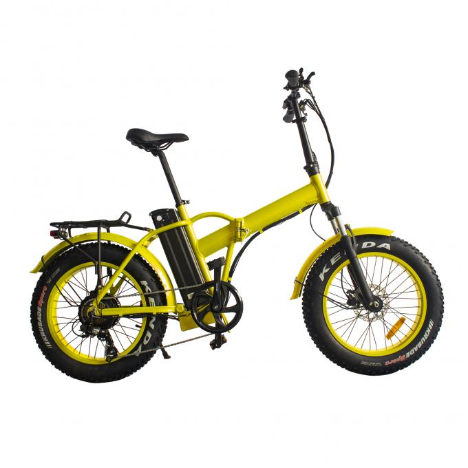Bici elettrica portatile pieghevole della Due-ruota 40 motore 20in della parte posteriore della gamma 48V 500W di miglio 3