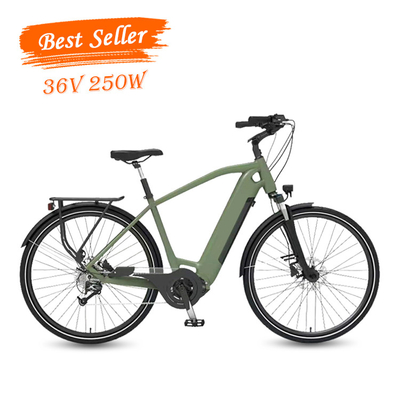 freno a disco idraulico a 27,5 pollici della lega di alluminio della bici elettrica della città di 250watt 36v